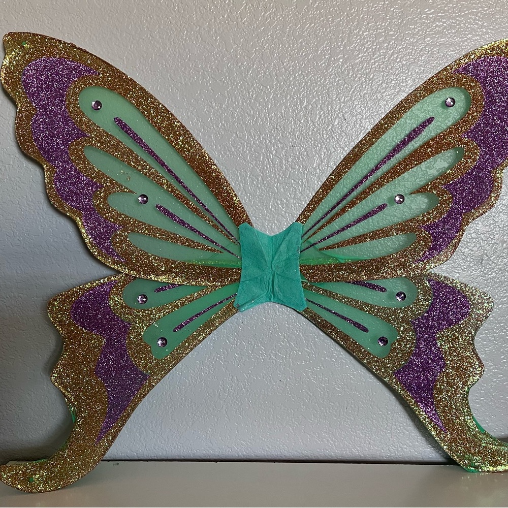 Sparkly Halloween Fairy Wings